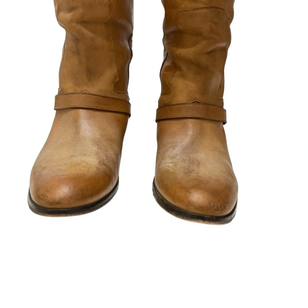 Golden Goose Brown‎ Leather Charyle Knee-High Boots Sz 40/ 9 US